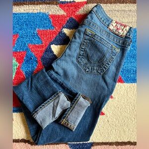 True Religion low rise Boot Cut Jeans